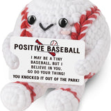 Positive Baseball Crochet Collectible Doll Gift
