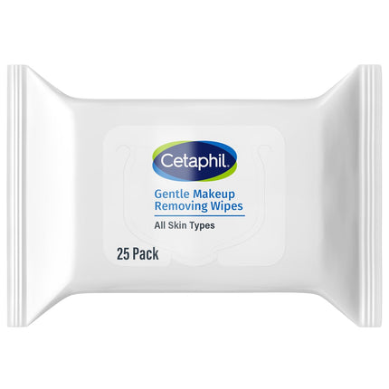 Gentle Makeup Removing Face Wipes, Fragrance & Alcohol Free, 25 Count