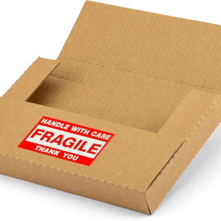 9x6x1 Inch Shipping Boxes for CD, DVD, and Book Mailing, 25 Pack