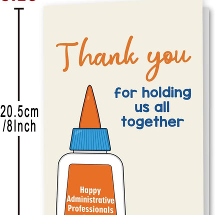 Administrative Professionals Day Thank You Card with Envelope