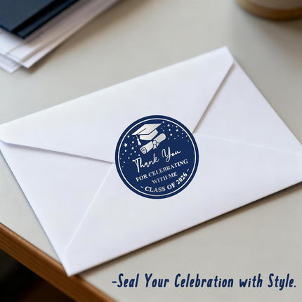 Graduation Stickers 2026 Thank You Class of 2026 Stickers, 60PCS 2 Inch Round Envelope Seals