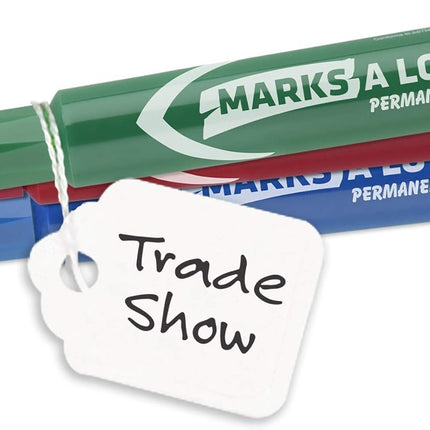 Strung Marking Tags with String Attached, 1.75 x 1.09 in, Pack of 100