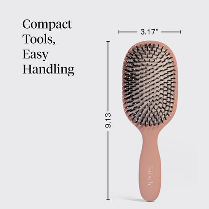 Smooth & Polish Dual Bristle Detangler Brush - Terracotta