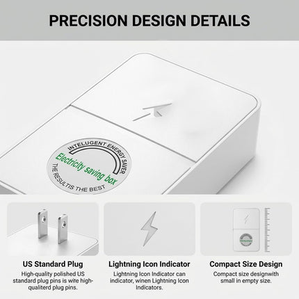 4-Pack Plug-In Smart Device for Home & Office, US Plug 90V-250V 30KW