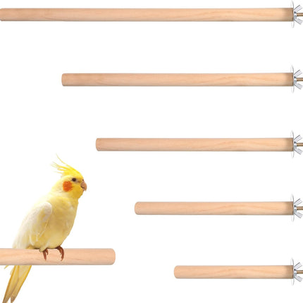 TerraBound TierraRumbo 5PCS Parakeet Perches Wooden Bird Perches Bird-Perches — Outdoor & Adventure