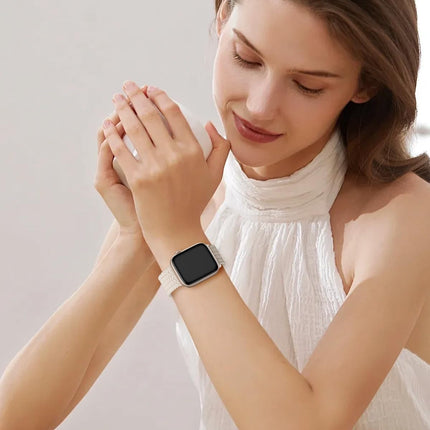 Braided Stretchy Smartwatch Band with Magnetic Sport Strap