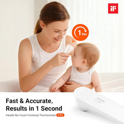 No-Touch Forehead Thermometer for Adults, Kids & Babies