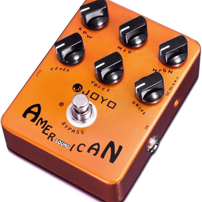 American Tube Amp Simulator & Preamp Guitar Pedal with Built-In Cab Sim