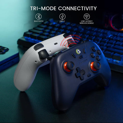 2.4GHz Wireless Multi-Platform Game Controller in White