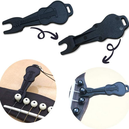 SourceToHome FuenteACasa Plastic Acoustic Guitar Bridge Pins Pegs-6pcs with 1pc Bridge Pin Puller — Home & Lifestyle