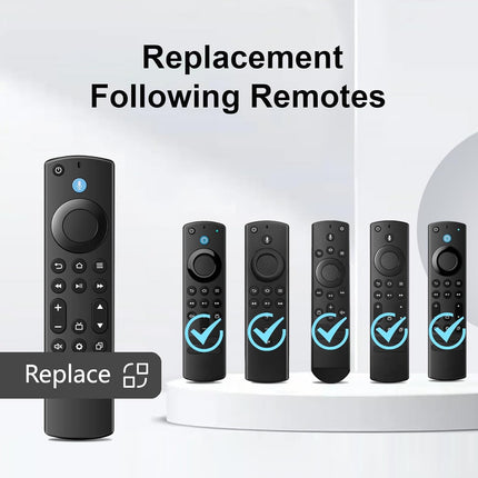 Replacement TV Remote for Streaming Stick, TV Cube and Select Smart TVs with Voice Control