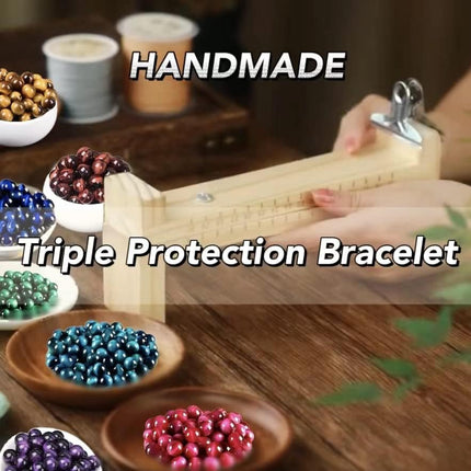 2-Piece Triple Protection Bead Bracelet Set