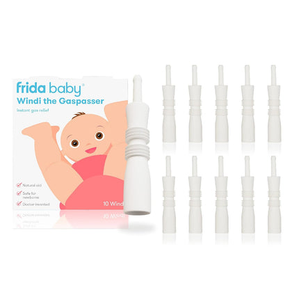 Windi Baby Gas Passer for Infant Gas Relief, Made in USA, 10 Count