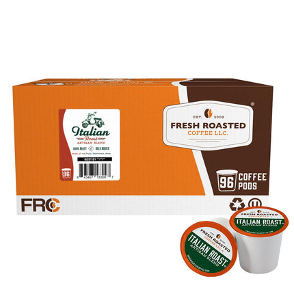 Italian Roast Dark Coffee Single-Serve Pods, Kosher, 96 Count Loose Pack