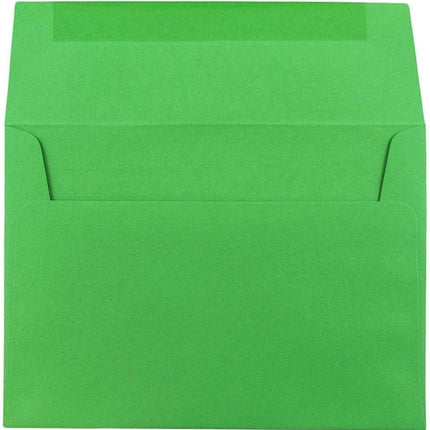 A7 Green Recycled Invitation Envelopes - 5 1/4 x 7 1/4 - 50 Pack