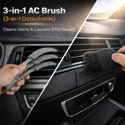 15-Piece Car Interior & Glass Cleaning Kit