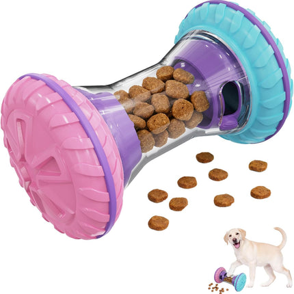 Interactive Dog Puzzle Toy with Adjustable Treat Dispensing Slow Feeder