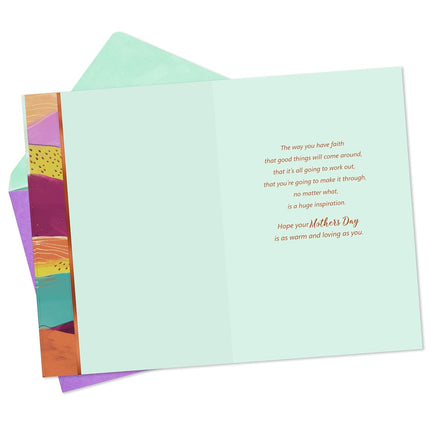 Mother's Day Card for Mom - You're Sunshine Colorful Abstract Landscape