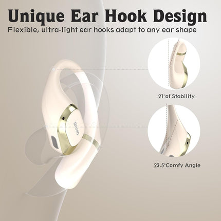 NexWave OndaNex OHAYO Open Ear Headphones,Earbuds with Ergonomic Earhook,Bluetooth — Smart Tech
