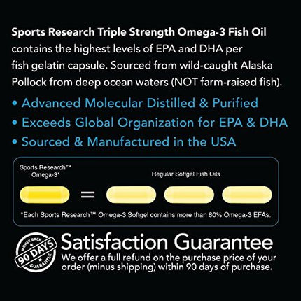Sports Research Omega-3 heart brain joint support benefits