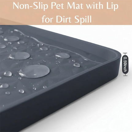 Cat Litter Mat 51" x 25.6" XL Silicone Litter Box Mat