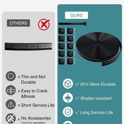 1 in. Black RV Trim Molding Insert, 100 ft Vinyl Rubber Exterior Screw Cover Trim with End Caps