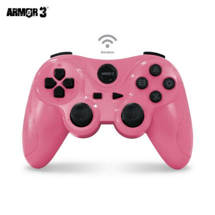 NexWave OndaNex Armor3 "Nuplay" Wireless Game Controller for PS3(Playstation 3) - Pink — Smart Tech