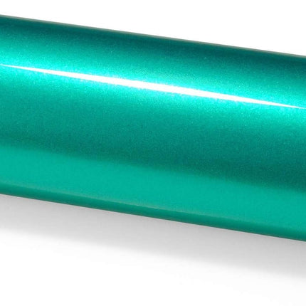 60" x 60" Teal Gloss Metallic Vinyl Wrap Film with Air Release and Tool Kit