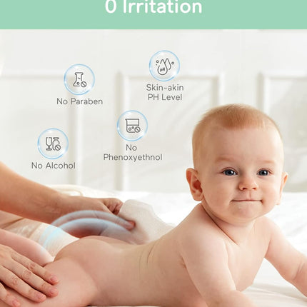 Baby Cozy Baby Wipes Cleansing & Moisturizing 2-in-1 Formula - 6 Packs with 40 Wipes Per Pack -- 240 Wipes