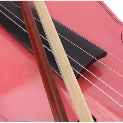 1/4 Size Acoustic Violin Kit Bow & Rosin Beginners - image 4