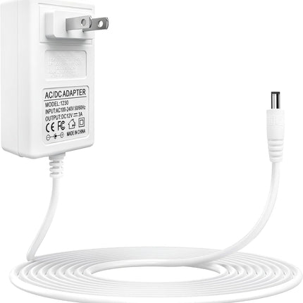 LittleNest NidoPequeño 10ft Power Cord for 4moms mamaRoo 4/2, 12V 3A Charger for RockaRoo Baby Swing — Baby & Toddler