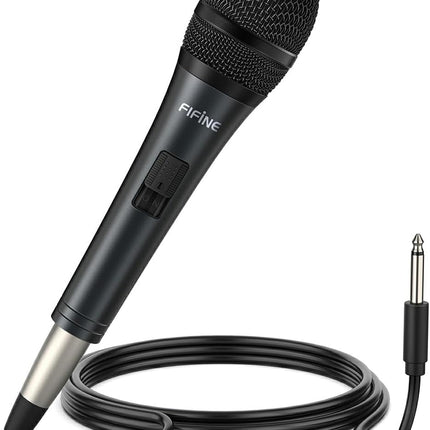 Wired Dynamic Karaoke Vocal Microphone with 14.8 ft Cable