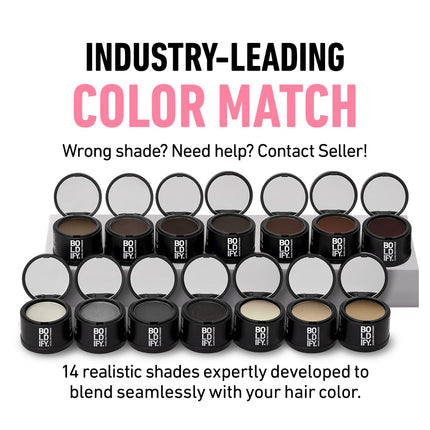 Dark Brown Water-Resistant Hairline Powder Root Touch Up