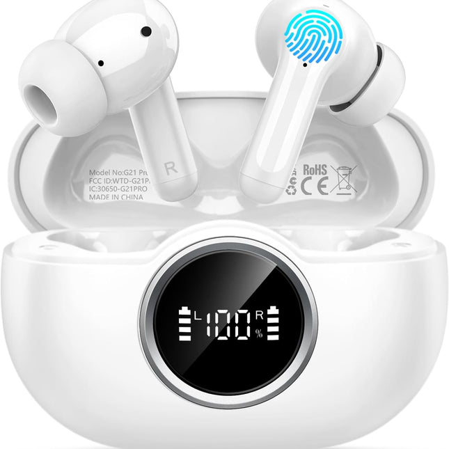 Bluetooth 5.4 Earbuds with charging case