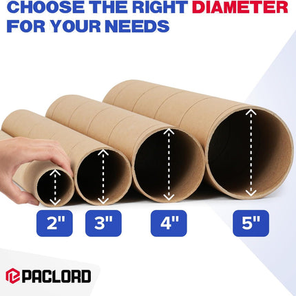 5 x 48 in Reinforced Kraft Paper Mailing Tube