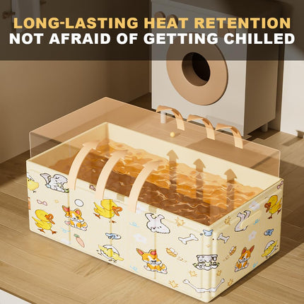 LittleNest NidoPequeño Foldable Baby Bathtub with Cute Animal Print, Portable Infant Bath Tub — Baby & Toddler