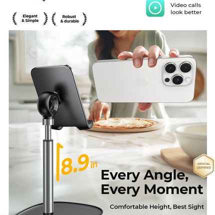Cell Phone and Tablet Stand for Desk