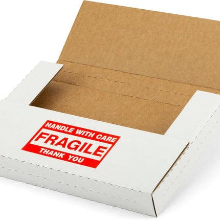 9x6x1 Inch Shipping Boxes for CD, DVD and Book Mailing, 25 Pack
