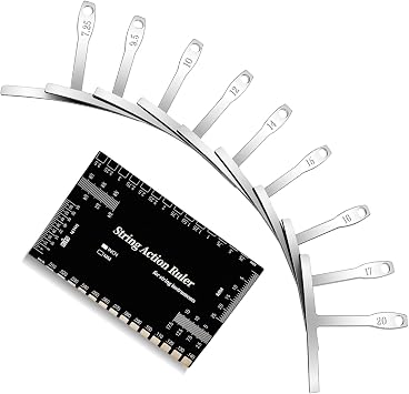 10-Piece Guitar and Bass Setup Measuring Tool Kit