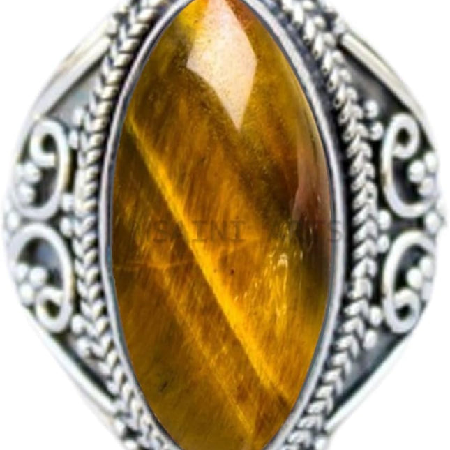 925 Sterling Silver Ring For Women & Girls, Mystic Quartz Ring Gemstone — Home & Lifestyle