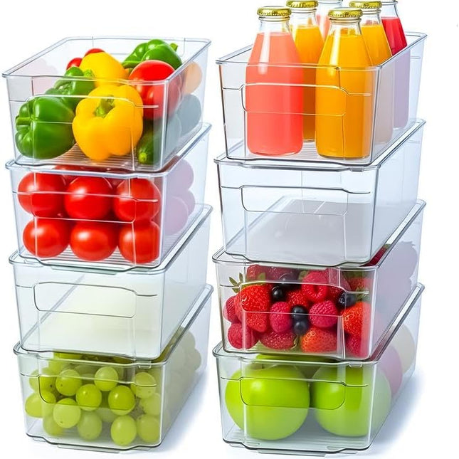 Utopia Home Fridge Organizer Bins 8 Pack - Main