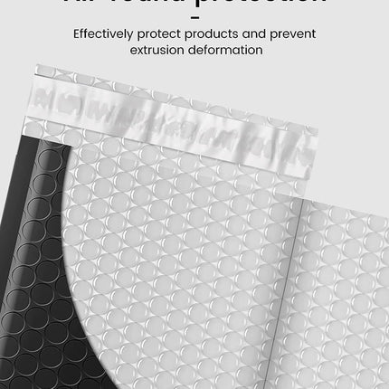 Black Bubble Mailers 4x8 Inches, 50 Pack