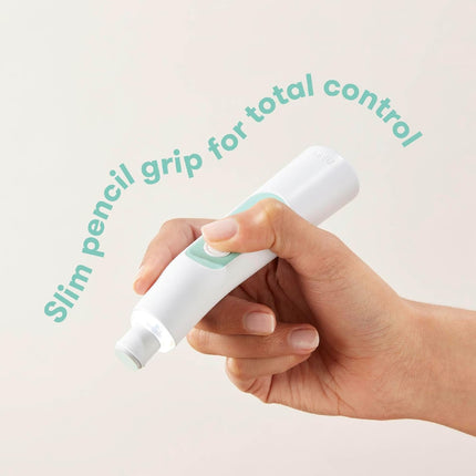 Electric Baby Nail Buffer with LED Light, 4 Pads and Case