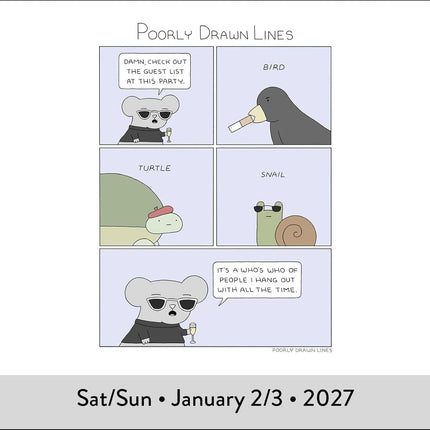 2027 Day-to-Day Calendar for Home & Lifestyle