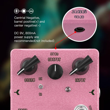 D56 High-End Fuzz Pedal for Electric Guitar Effects