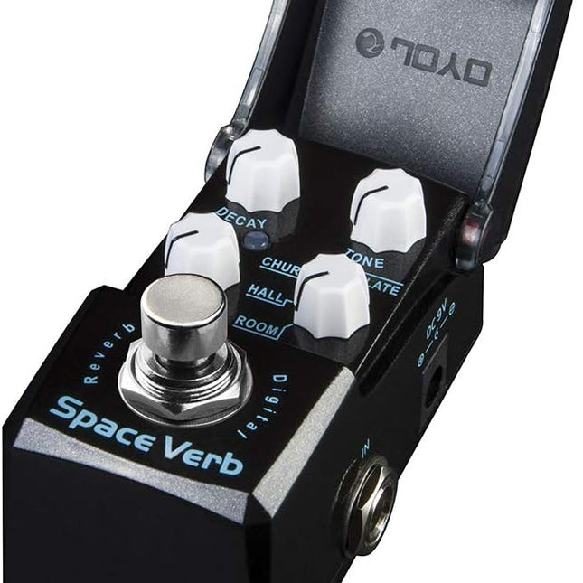 Digital Reverb Mini Guitar Pedal with 4 Modes and True Bypass