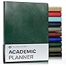 Burgundy 2025-2026 Weekly Monthly Desk Planner, 8 x 5.5 in.