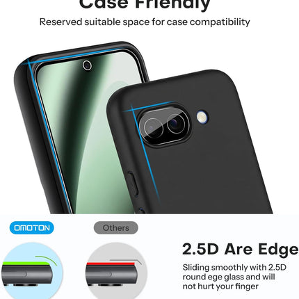 3 Pack Tempered Glass Screen Protector Kit for 6.3-Inch 10a Phone