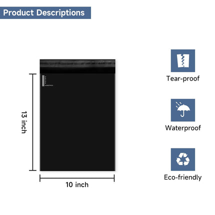 SourceToHome FuenteACasa KKBESTPACK 100 Large Poly Mailers 10x13 Shipping Bags for Small Business — Home & Lifestyle