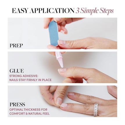 Sugar BB Super Short Baby Pink Press-On Nails Kit